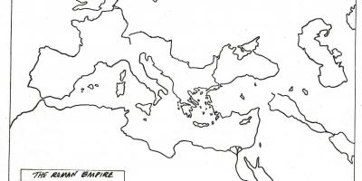 Blank map of Rome