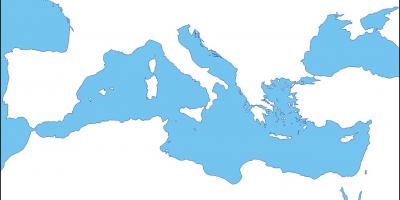 Map of Rome blank