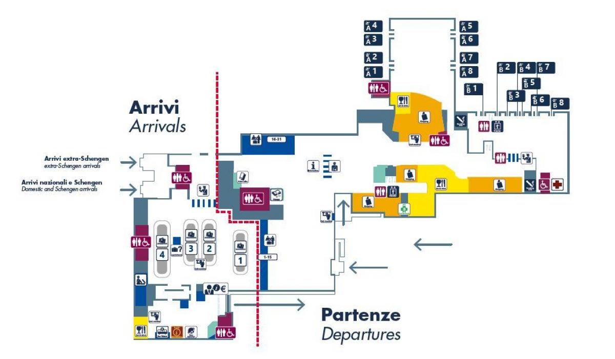 Ciampino Airport Map 