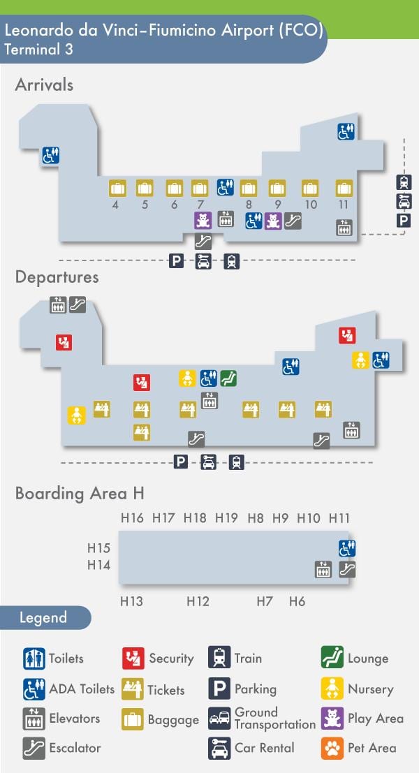 Rome Airport Map Terminal 3 At Dawn Boykins Blog