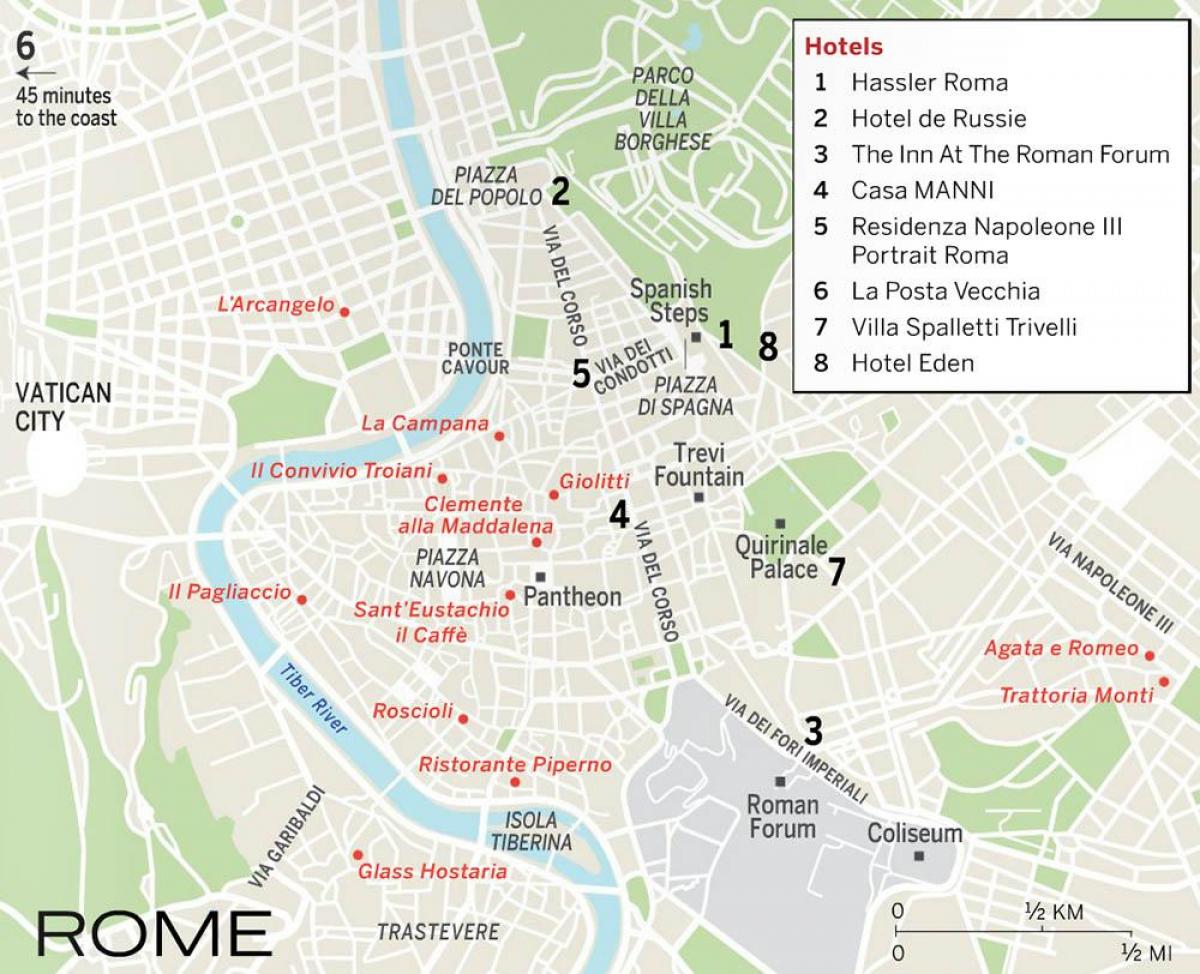map of pantheon Rome Italy