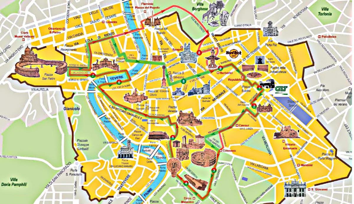 rome big bus tour map pdf