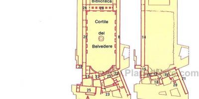Map of vatican museum layout - Map Of Vatican Museum Layout 