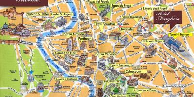 Map of Rome guide